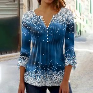 Women's T Shirt Plus Size Shirt T Shirt Henley Shirt Blouse Graphic Polka Dot Flower Basic Long Sleeve Round Neck Regular Tops Casual Weekend Buttons Women's T Shirt Plus Size Shirt T Shirt Henley Shirt Blouse Graphic Polka Dot Flower Basic Long Sleeve Round Neck Regular Tops Casual Weekend Buttons
