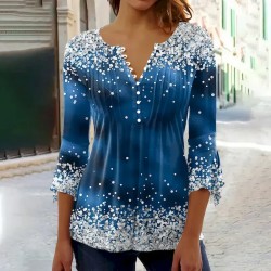 Women's T Shirt Plus Size Shirt T Shirt Henley Shirt Blouse Graphic Polka Dot Flower Basic Long Sleeve Round Neck Regular Tops Casual Weekend Buttons Women's T Shirt Plus Size Shirt T Shirt Henley Shirt Blouse Graphic Polka Dot Flower Basic Long Sleeve Round Neck Regular Tops Casual Weekend Buttons