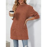 Women's Blouse Pocket Work Stylish Modern Long Sleeve Black Spring Fall 2025