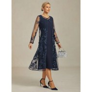 Women's Jacket Coat Blazer Lace Embroidered Sequin Elegant Floral Formal Anniversary Wedding Guest Cocktail Party Open Front Long Crewneck Regular Fit