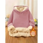 Women's Pullover Hoodie Sweatshirt Plain Casual Long Sleeve Hooded Regular Tops Street Dailywear Casual Print Black Pink Red Green Light Grey Fall Win Women's Pullover Hoodie Sweatshirt Plain Casual Long Sleeve Hooded Regular Tops Street Dailywear Casual Print Black Pink Red Green Light Grey Fall Win