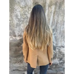 Women's Casual Jacket Outdoor Buttons Solid Color Windproof Fashion Regular Fit Outerwear Long Sleeve Fall Black S 2025