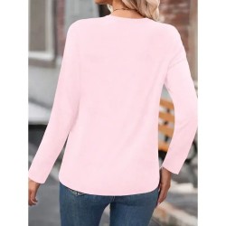 Valentine Women's Heart T Shirt Casual Heart Regular Tops Print Regular Fit Daily Pink Spring Fall Prefall 2025 Valentine Women's Heart T Shirt Casual Heart Regular Tops Print Regular Fit Daily Pink Spring Fall Prefall 2025