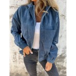 Women's Casual Jacket Hoodie Jacket Comfortable Breathable Zipper Pocket Simple Casual Plain Vacation Street Casual Daily Wear Zipper Regular Hooded R Women's Casual Jacket Hoodie Jacket Comfortable Breathable Zipper Pocket Simple Casual Plain Vacation Street Casual Daily Wear Zipper Regular Hooded R