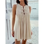 Women's Mini Dress Petite Dress Casual Dress Tank Dress Summer Dress Fashion Classic Modern Daily Holiday Weekend Regular Fit Plain Sleeveless Crew Ne