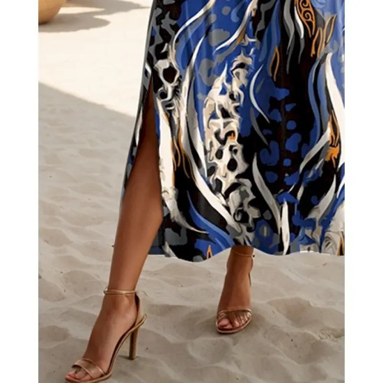 Women's Maxi Dress T Shirt Dress Tee Dress Sundress Shift Dress Summer Dress Vacation Vintage Stylish Party Holiday Beach Regular Fit Leopard Abstract Women's Maxi Dress T Shirt Dress Tee Dress Sundress Shift Dress Summer Dress Vacation Vintage Stylish Party Holiday Beach Regular Fit Leopard Abstract